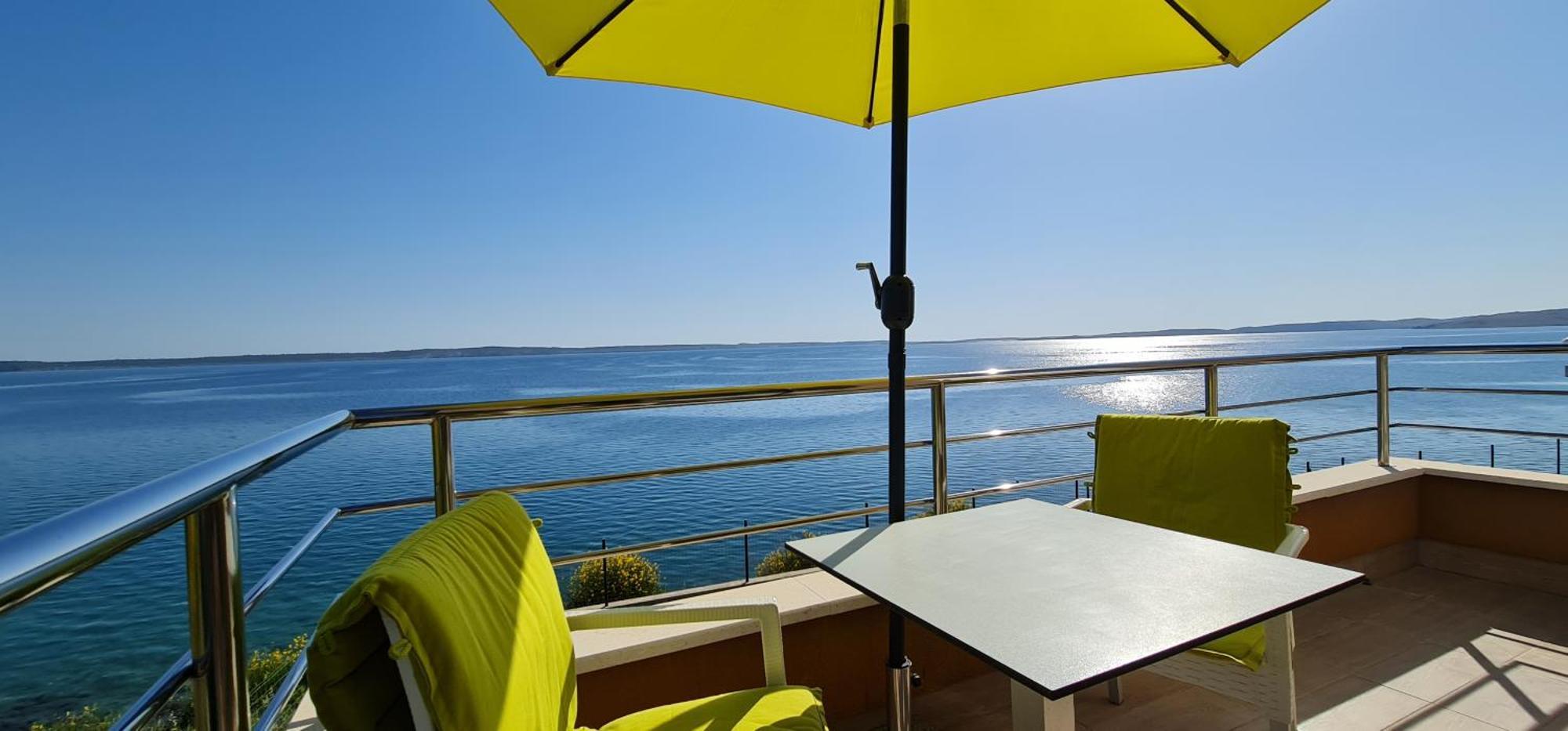 Apartments Nicolas - Beach & Sea 10M Away - Amazing Sea View! Rtina Pokoj fotografie
